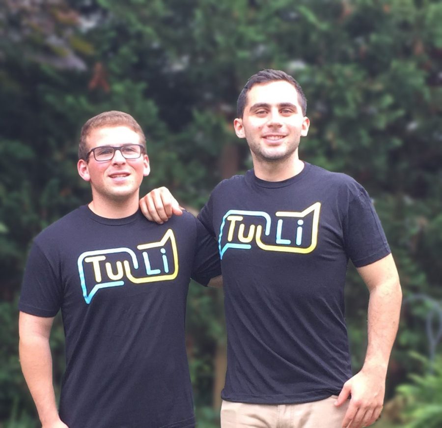 Ben Kanter and Michael Falchiere founded TuLi, an app that provides a marketplace for students to meet tutors. 