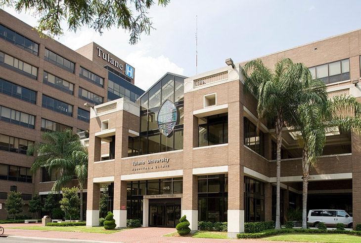 Pictured here is Tulane Medical Center, the primary teaching hospital for Tulane Universitys School of Medicine.