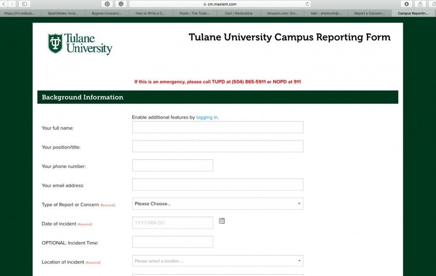 Students can use the concerns form on the student affairs website to report discrimination, bias or academic-related incidents. 