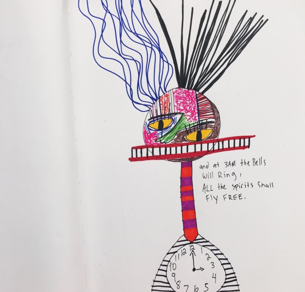 Local artist channels inner Basquiat with abstract art