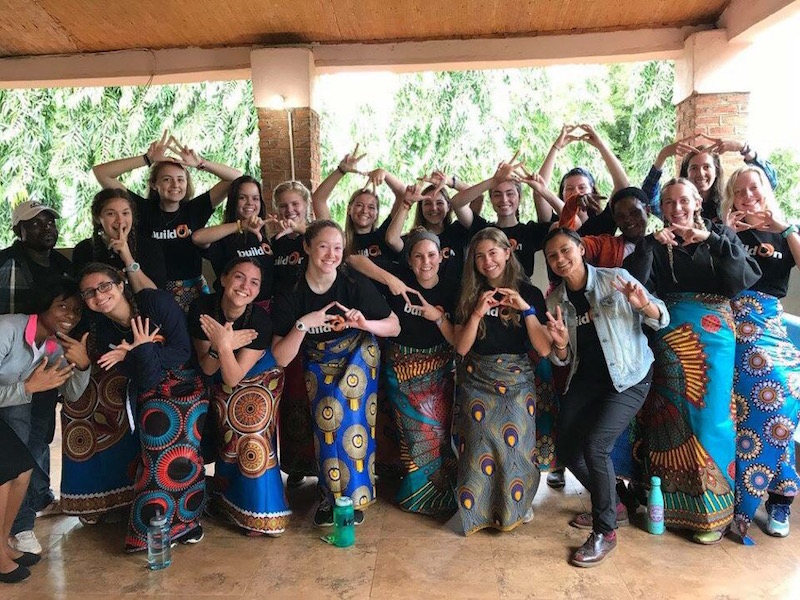 Fifteen women representing all eight Tulane sororities traveled to Nkoka, Malawi to build a school in support of womens education this summer. 