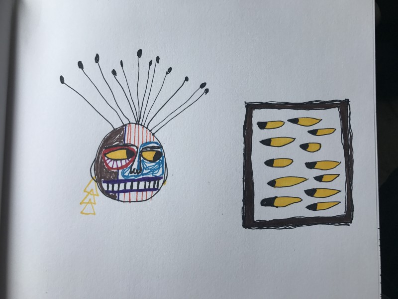 Local artist channels inner Basquiat with abstract art