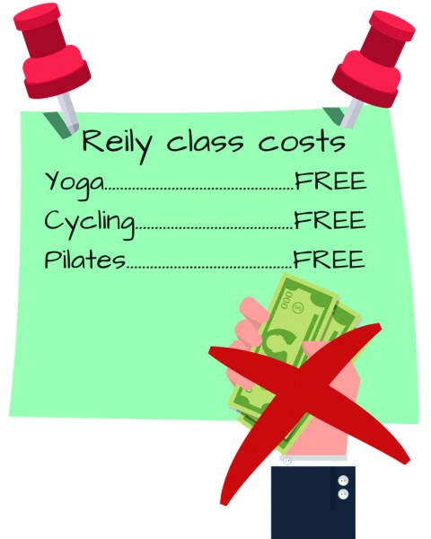 Reily eliminates costs for group classes, adds to fees