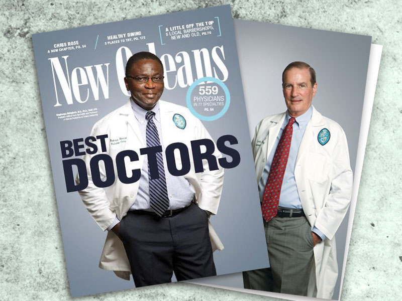 More than 75 doctors from the Tulane School of Medicine were selected by their peers as some of the best doctors in New Orleans.
