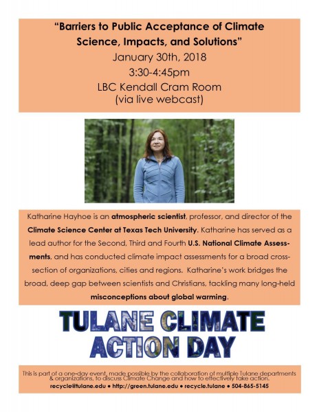 Tulane to host first ever Climate Action Day