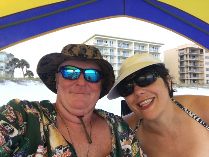 Smith and her husband visit Fort Walton Beach in Florida over the first weekend in August. 