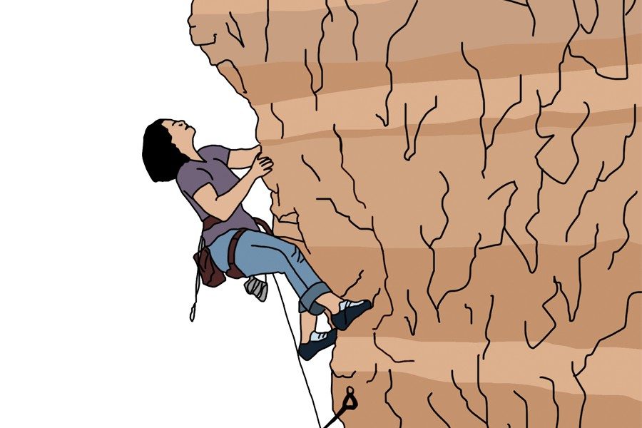 Tulane rock climbing club redefines “cliffhanger”