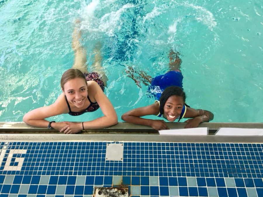 Students help New Orleans youth to Swim 4 Success
