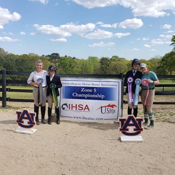 Four members of the equestrian club qualified to compete at the recent Zone finals competition.