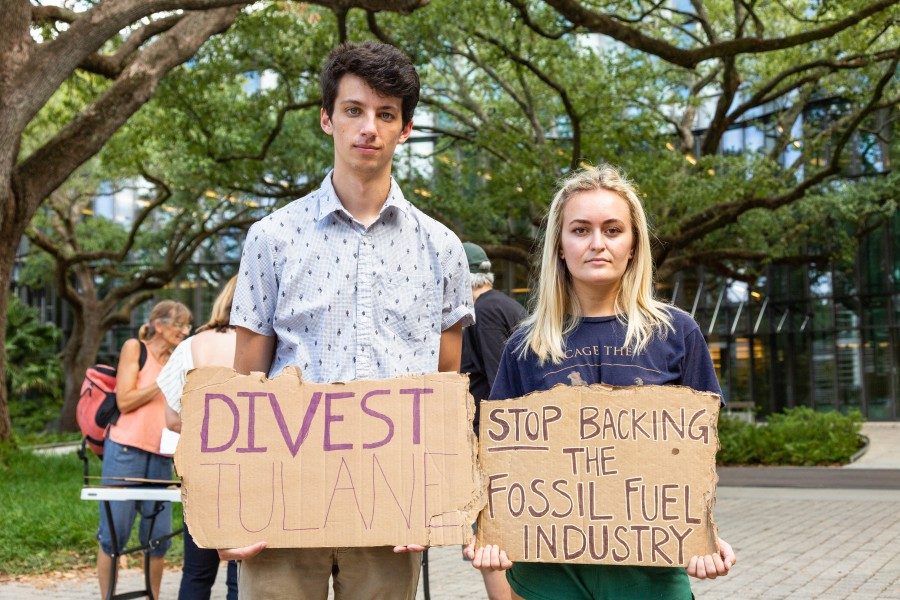 Tulane students, community members gather for global climate strike