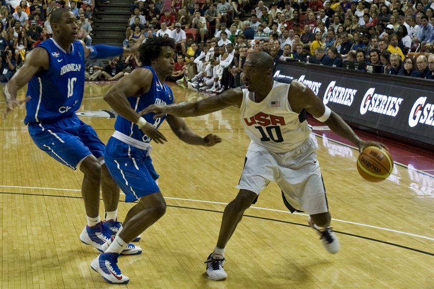 Kobe Bryant in the 2012 Pre-Olympic exhibition game.