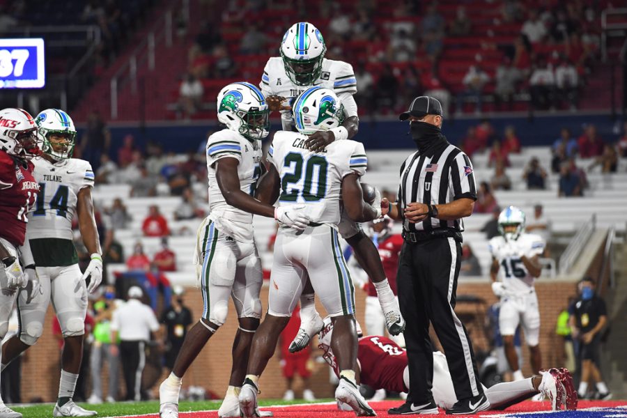 The Tulane Green Wave football team won its first game of the 2020 season 27-24 against South Alabama.
