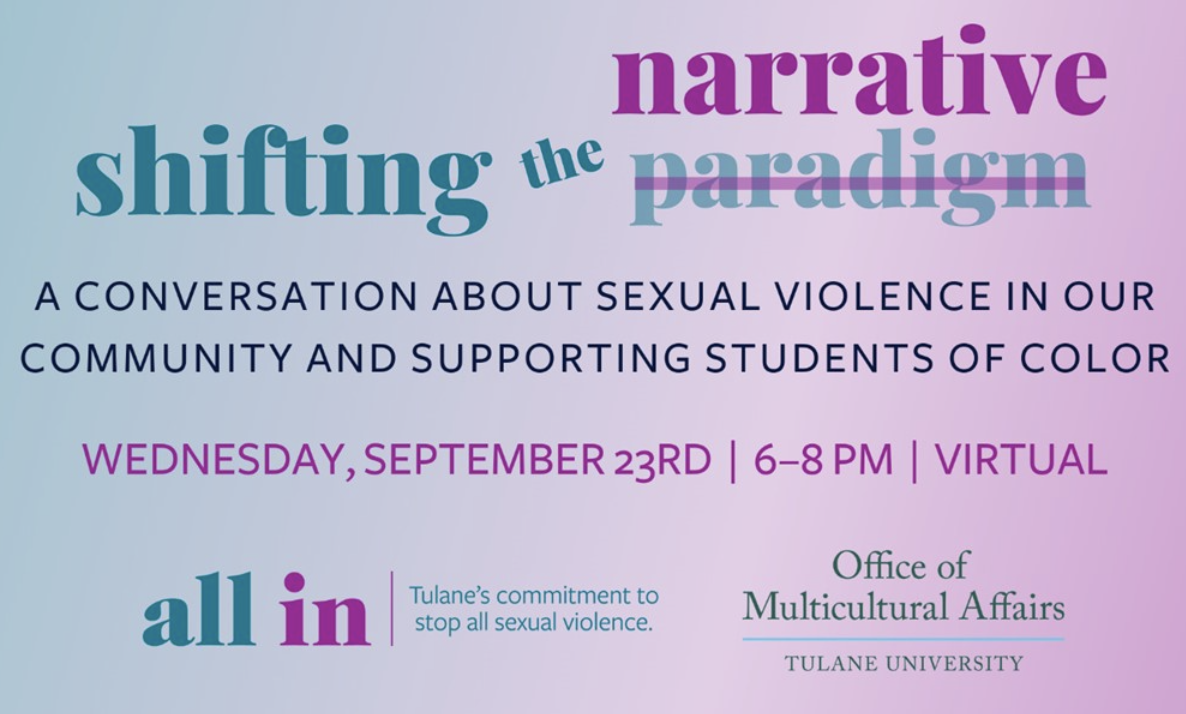 Sixth Annual Shifting The Narrative Tackles Sexual Racial Violence On Campus • The Tulane 0895