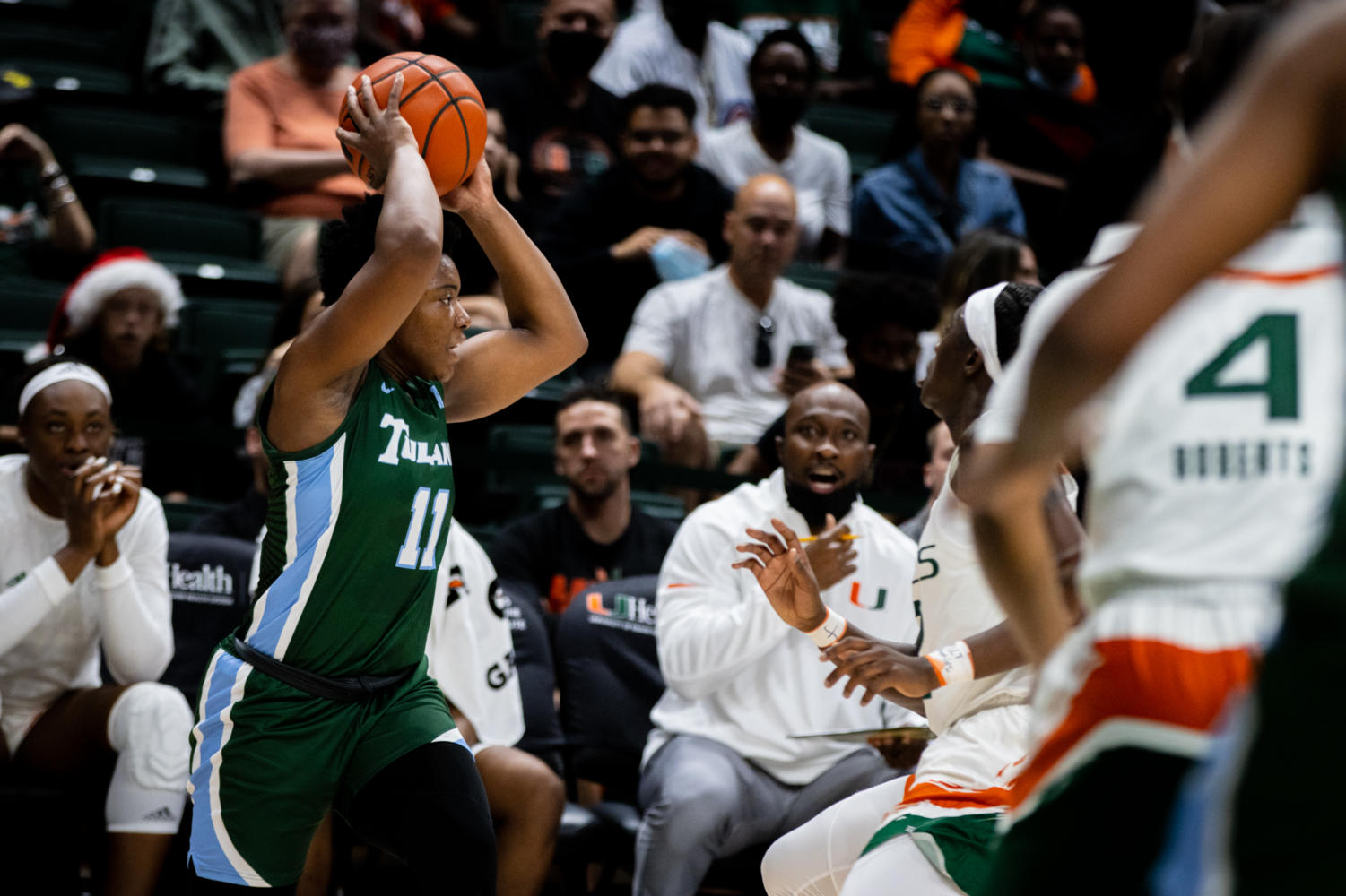 Moon Ursin records first triple-double in program history