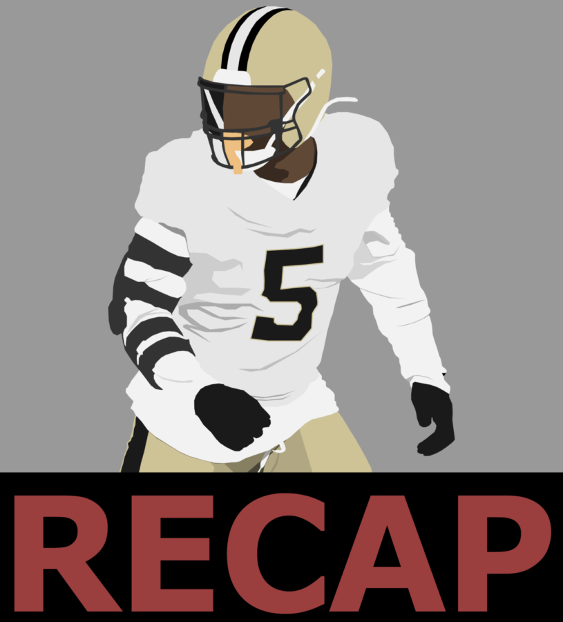 Saints linebacker Kwon Alexander finished with three tackles (two solo), a forced fumble and a fumble recovery enroute to a 30-20 win over the Atlanta Falcons.