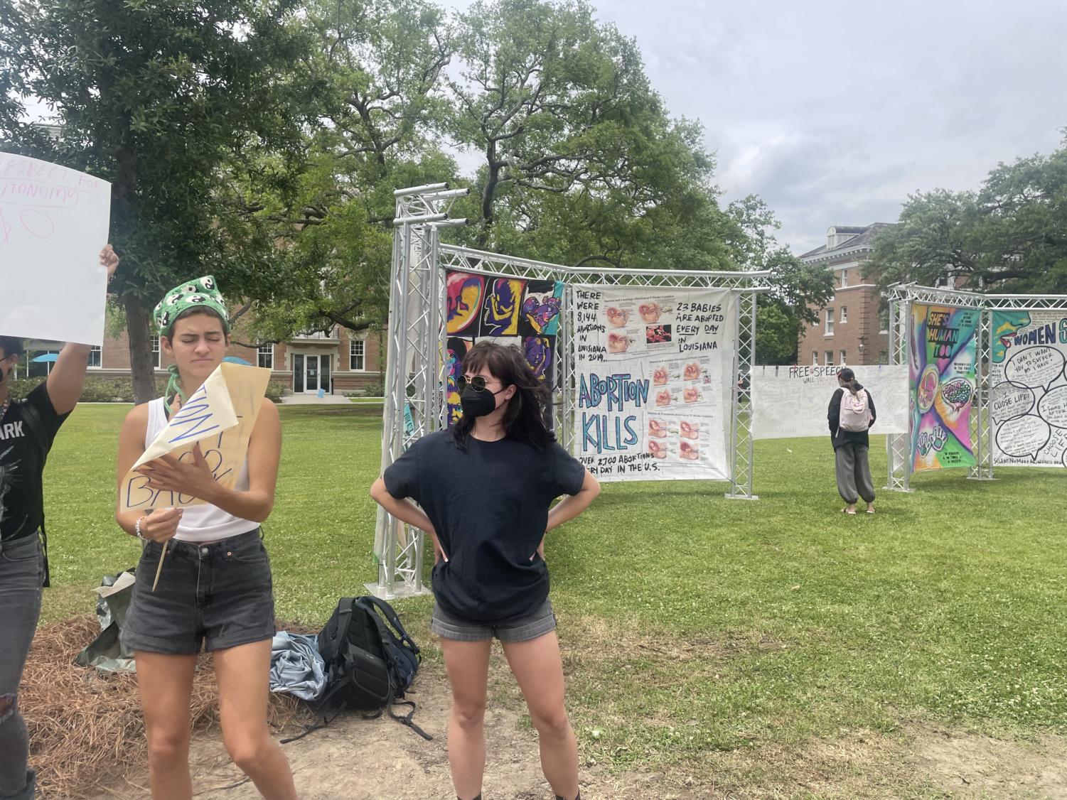 Tulane’s Right to Life club holds anti-abortion demonstration