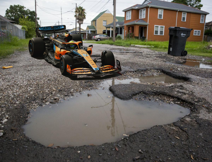 The pothole laden streets of the Crescent City will present a tall task to F1 racers.