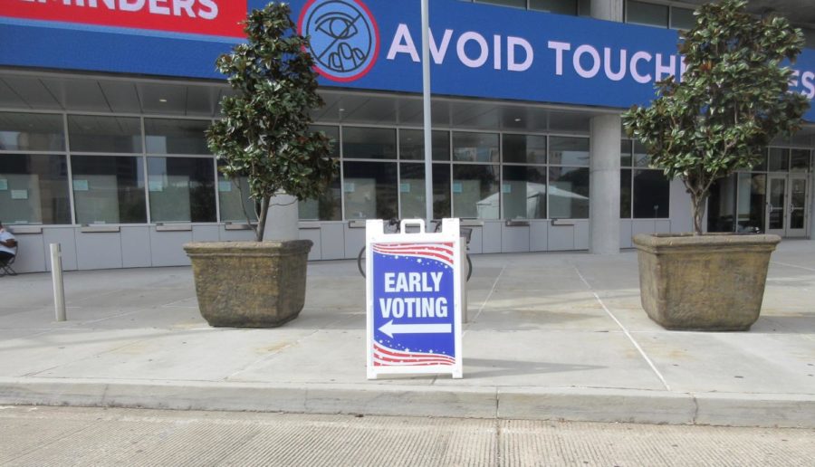 The New Orleans Smoothie King Center was established as an early voting location in the 2020 elections. 