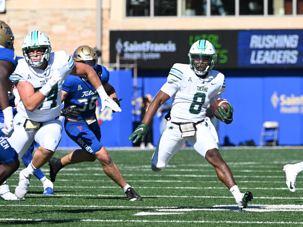 Green Wave football rolls over Tulsa