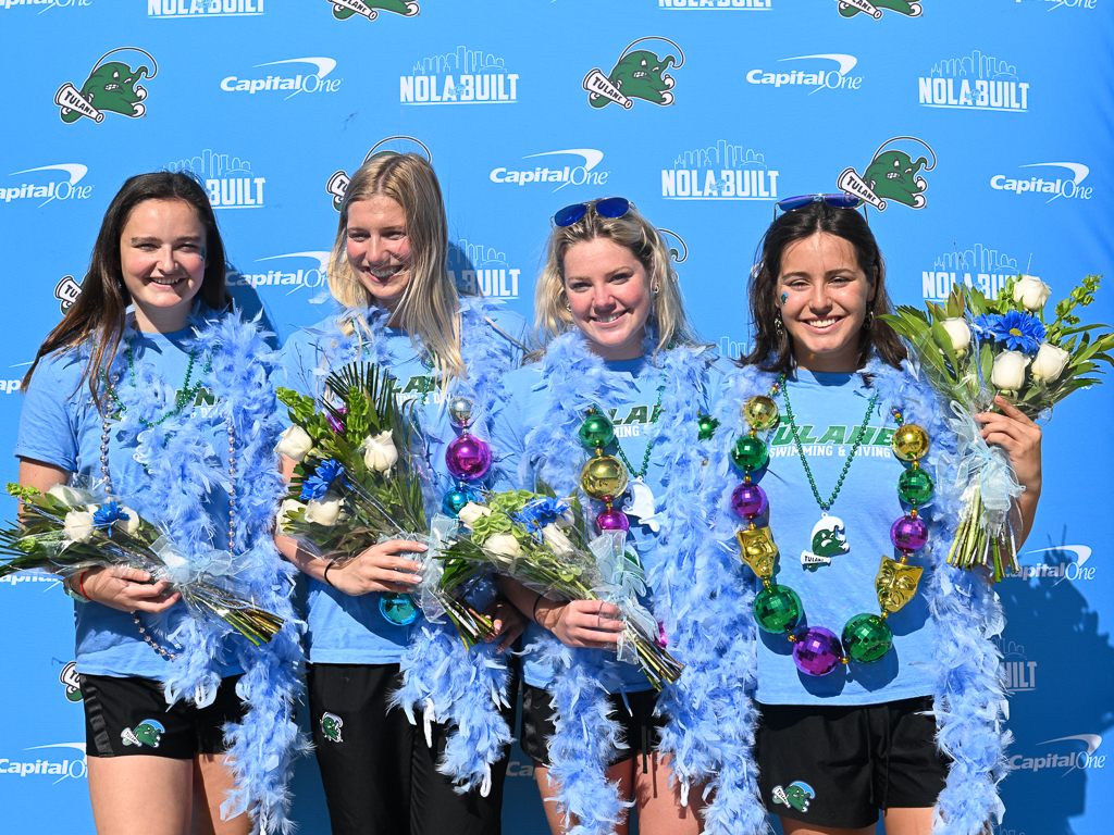 Tulane swim wins senior day meet