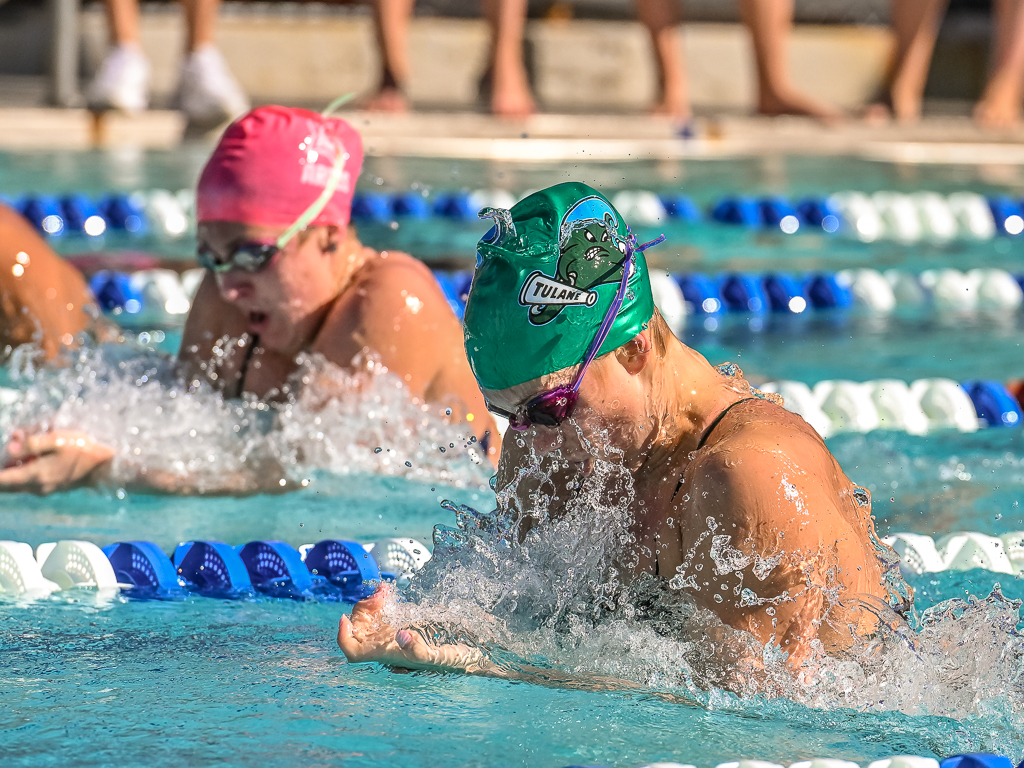 Tulane swim wins senior day meet