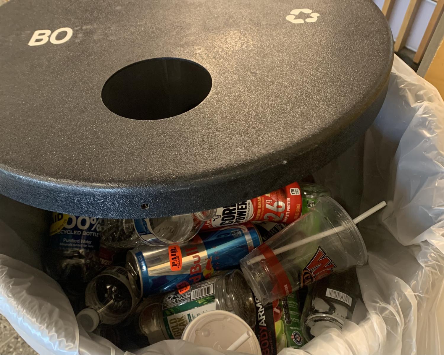 On-campus recycling suffers from trash contamination