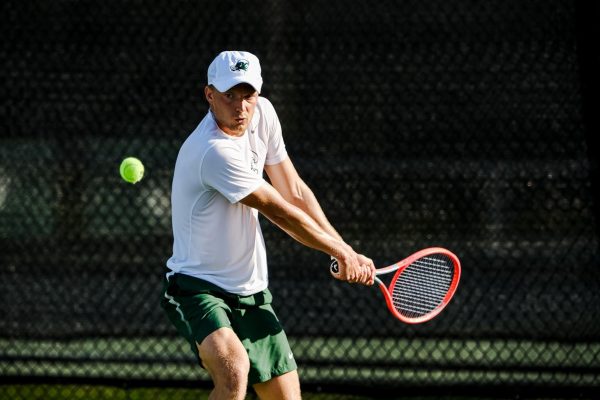 Tulanes Mens Tennis team fell short in the conference semifinals after two upset victories