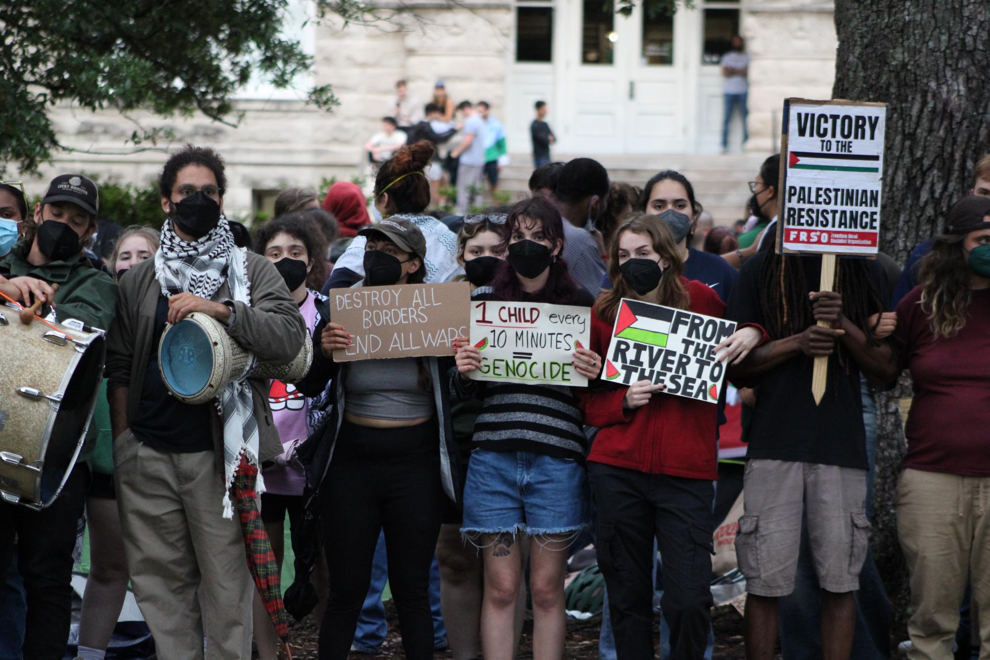 Police evacuate buildings, make arrests as Palestine encampment starts at Tulane