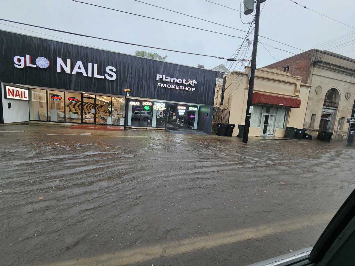 Heavy precipitation caused floods across New Orleans Wednesday morning | Courtesy of New Orleans Police Department