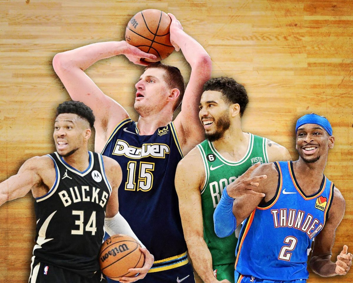 There are 16 NBA playoff teams vying for a championship.