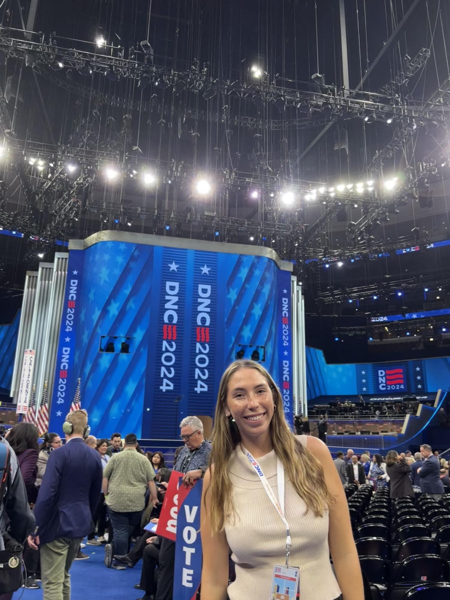 Dani Radosh at the Democratic National Convention.