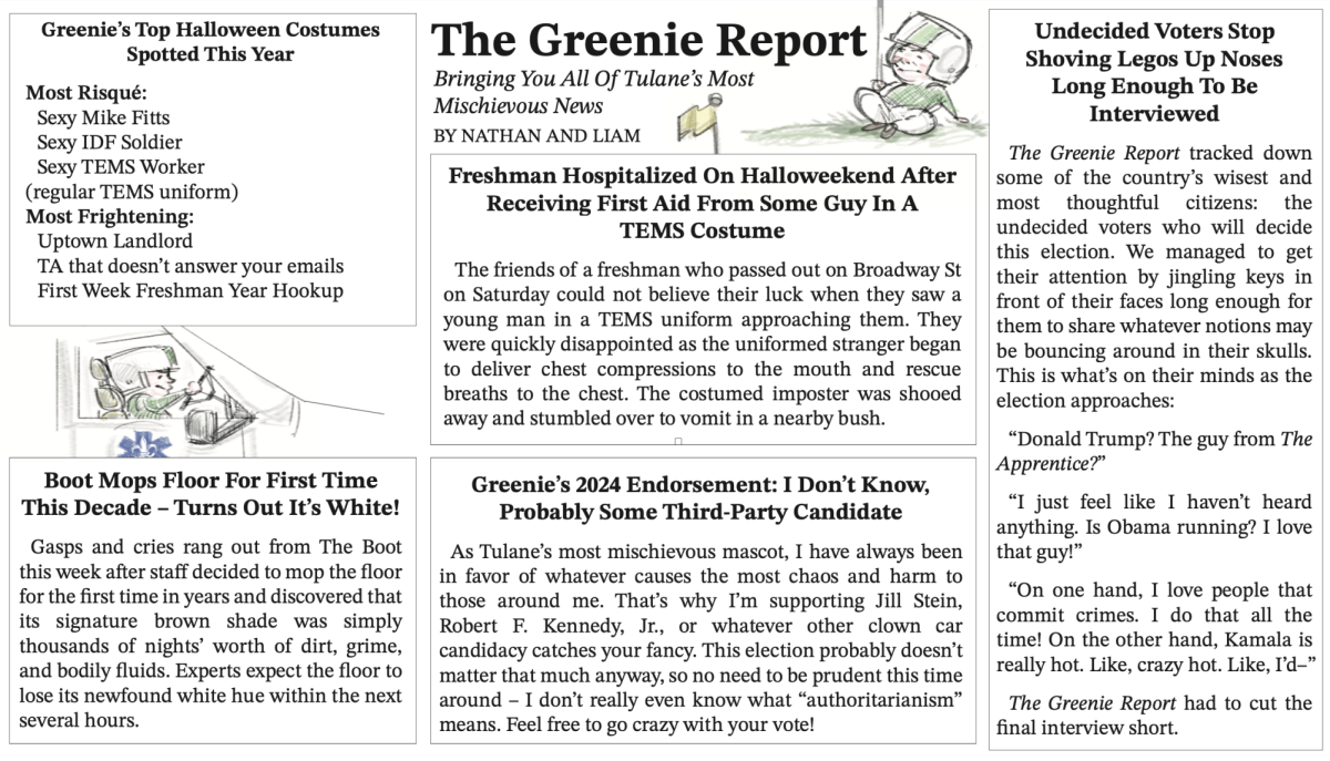 10/30: The Greenie Report