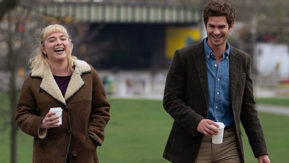 Florence Pugh stars alongside Andrew Garfield in "We Live in Time."