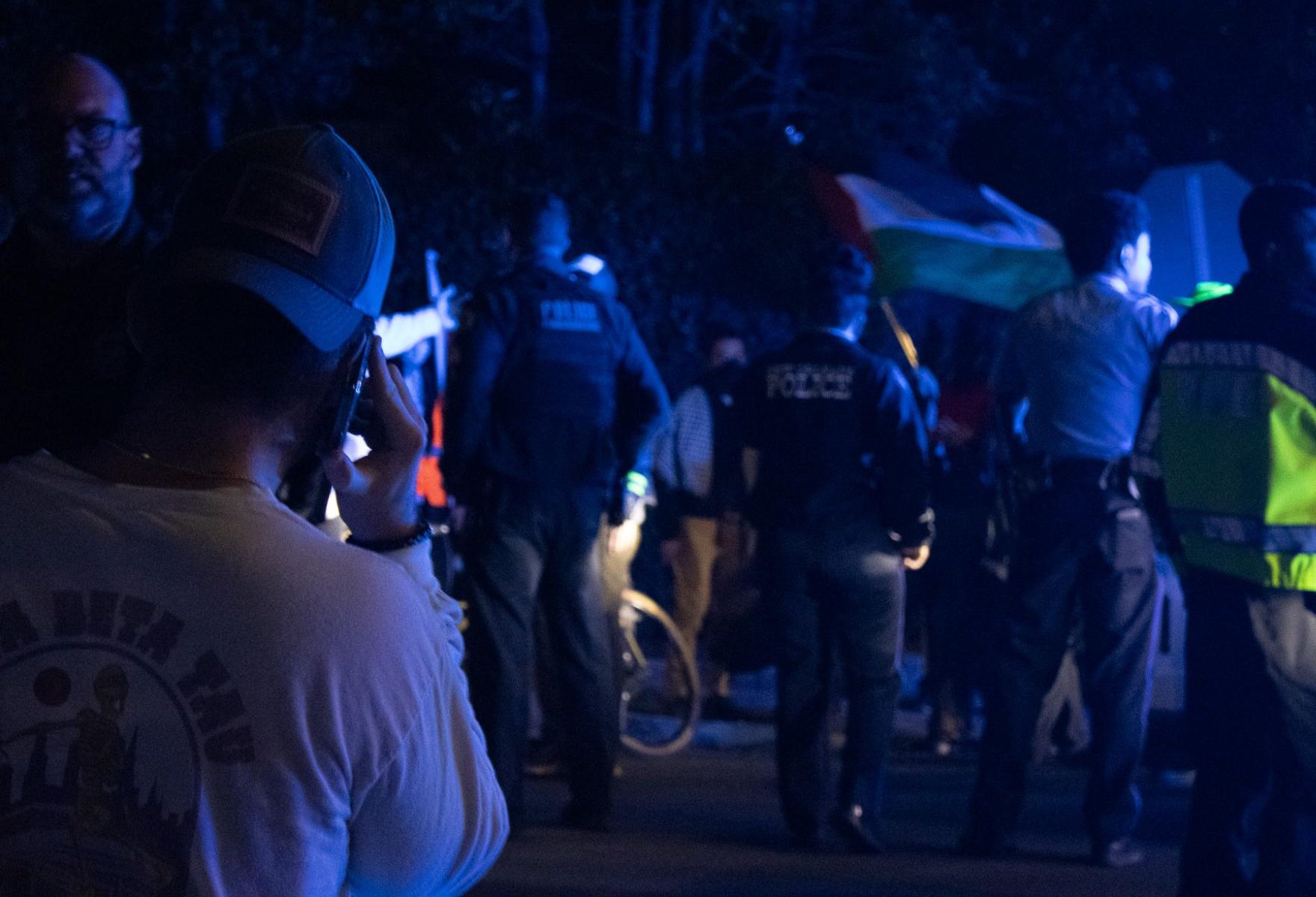Police disperse protesters outside Israeli soldier speaker event at Tulane Chabad