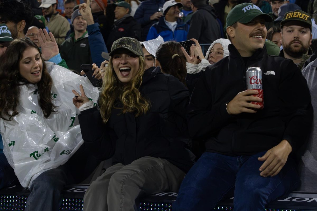 Tulane fans prepare to storm the field