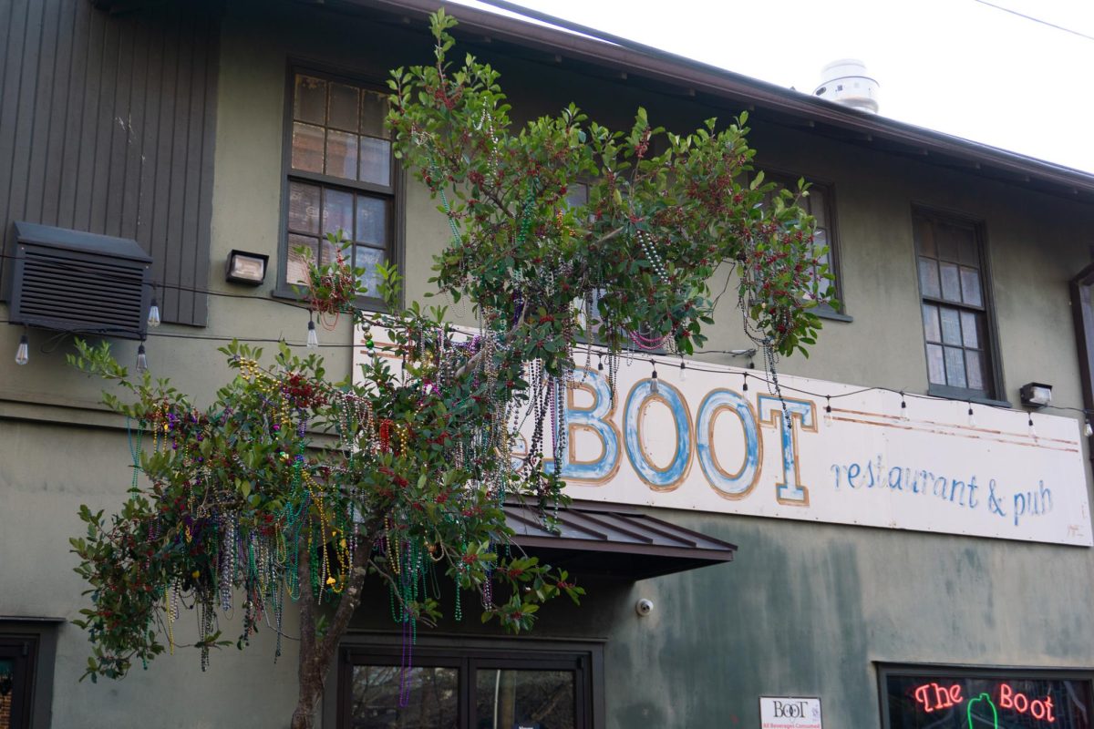 The Boot Bar & Grill is just steps off Tulane University's campus. 