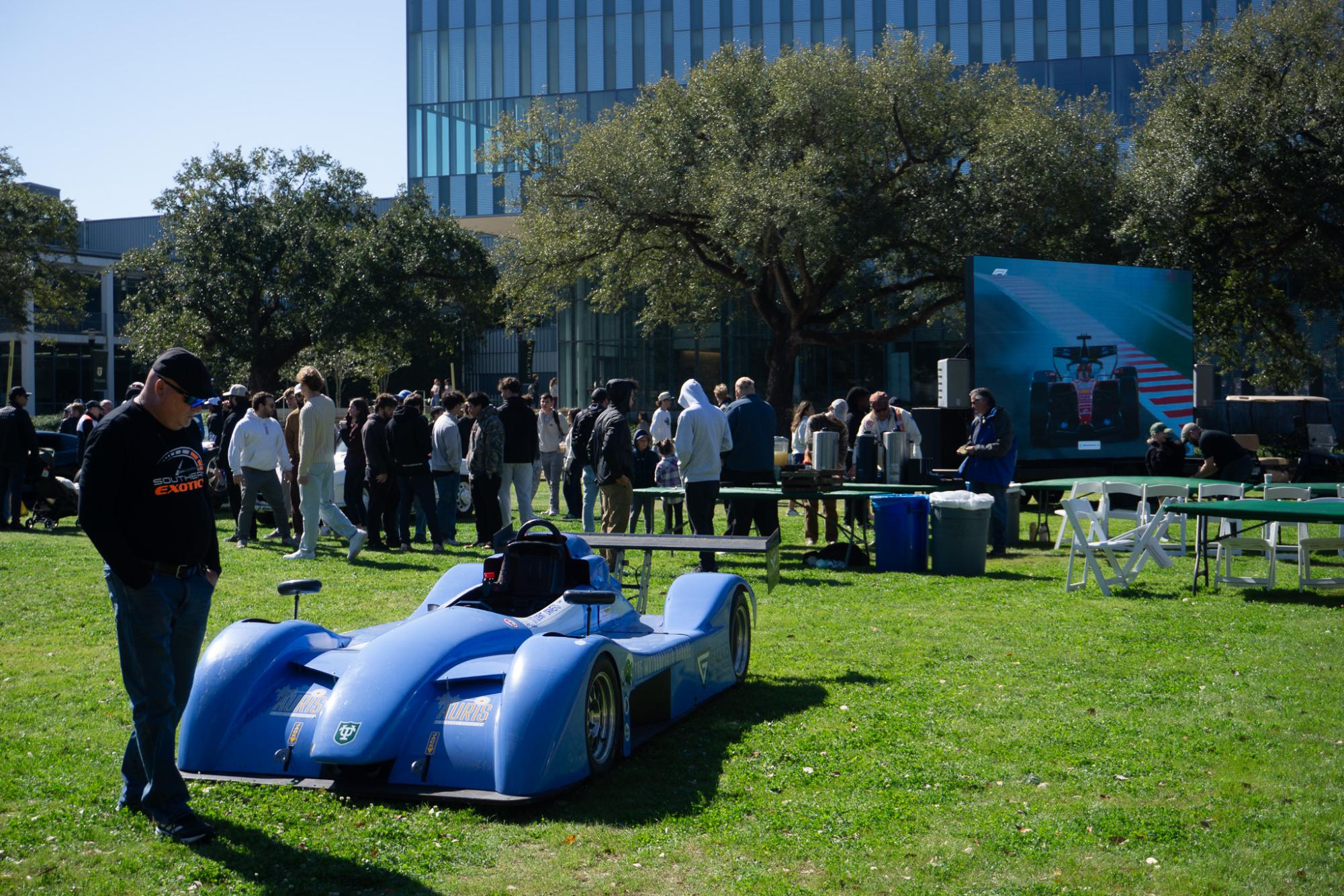 Tulane Formula Racing club president talks alumni, car collection following vintage car show