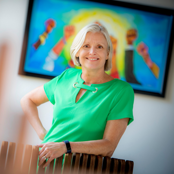 Dr. Susan Davies was the interim dean of the School of Social Work now officially leads the school.