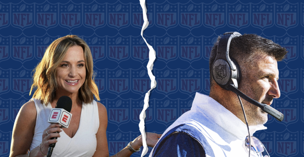 Patriots head coach Mike Vrabel and NFL reporter Dianna Russini were seen together at an Arizona resort.